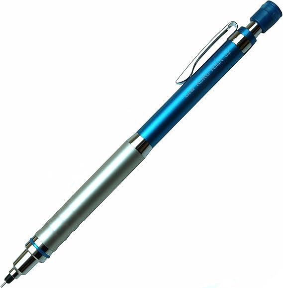 Uni Kuru Toga High Grade Auto Lead Rotation 0.3mm Mechanical Pencil, Blue Body (M3-1012)