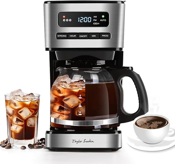 Taylor Swoden Drip Coffee Maker 1.8L, Iced Coffee Mode, Programmable, Timer