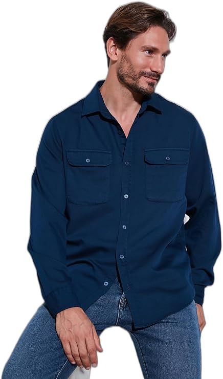 Buratti Pamuklu Çift Cepli Regular Fit Gömlek Erkek GÖMLEK CF25W128858