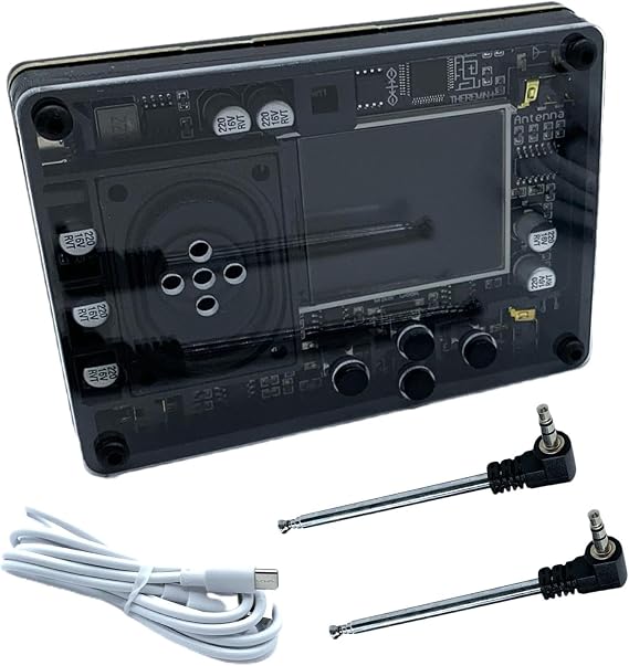 Retro Multi-sound Theremin, Small Theremin Synthesizer, Portable Theremin Instrument, Pocket Electronic Synthesizer Theremin Musical Instrument With Color Display Adjustable Sound