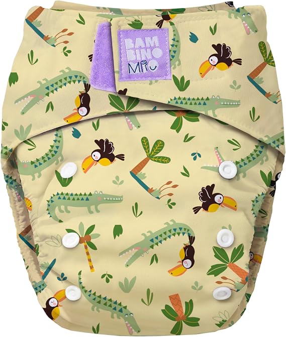 Bambino Mio, Revolutionary Reusable Nappy - Sustainable, Washable, Chemical-Free Eco Nappy from Newborn to Toddler (River Rascals)