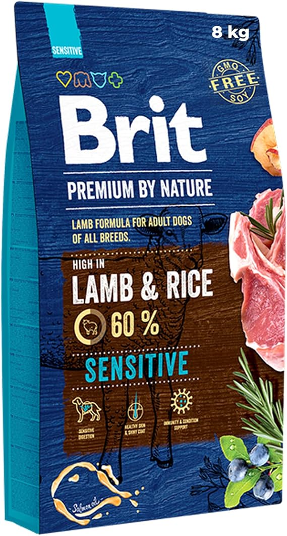 Brit Premium Sensitive Dry Food with Lamb for Sensitive Dogs 8 kg