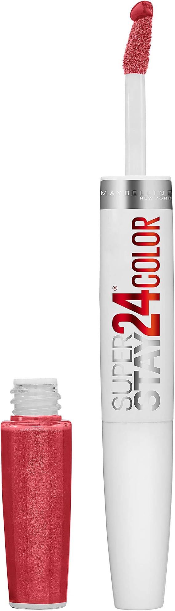 Maybelline New York Superstay 24, 2-step Lipcolor, Continuous Coral 020