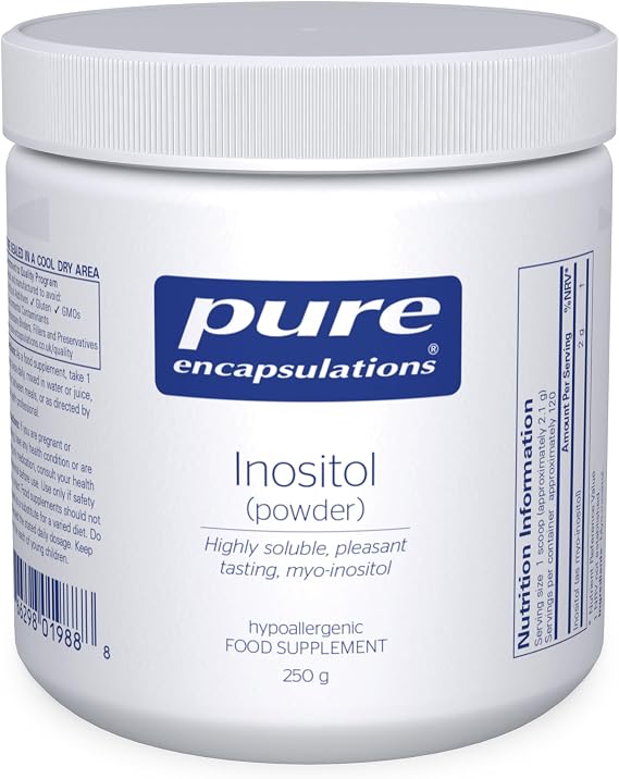 Pure Encapsulations Myo-Inositol Powder 2g, 250 Grams