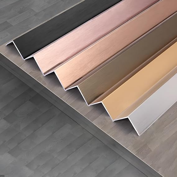 Corner Profile Edge Protector 90 Cm*3 Pieces Sturdy Aluminum Angle Strip Metal Edging Strip For Wall Corners, Ideal For Office Spaces Prevents Corner Wear And Tear(Silver,10 * 10mm)