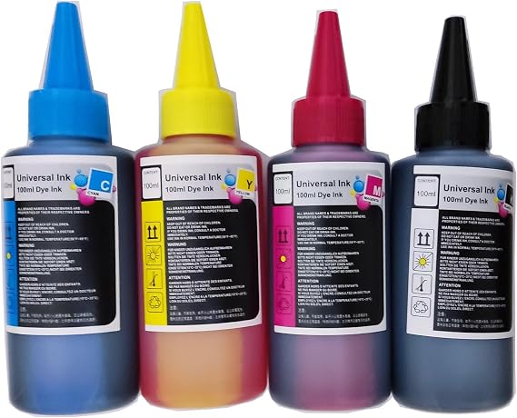 Melsan Canon ile Uyumlu Pixma G3410 Mürekkep 4 Renk Takım Muadil 100ML
