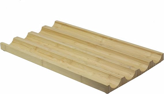 Spice Rack [Set of 2] - Bamboo Wooden Drawer Spice Rack - Spice Organiser for Kitchen Drawer - Beautiful, Practical and Clear Spice Storage