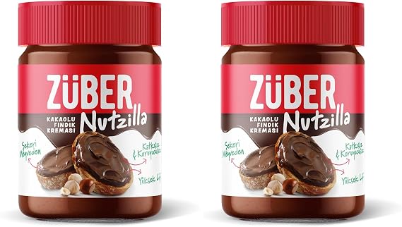 Züber Nutzilla Kakaolu Fındık Kreması 315gr (2 paketi)