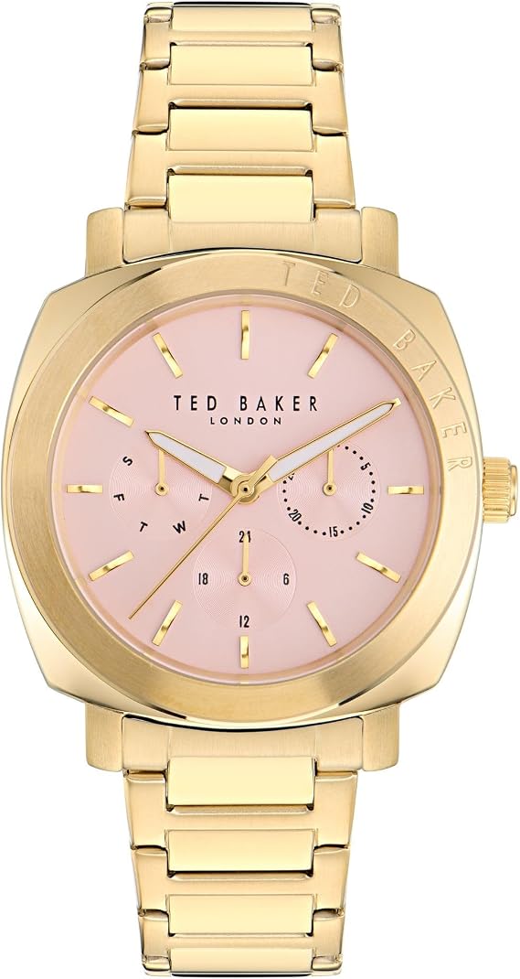 Ted Baker Ladies Stainless Steel Yellow Gold Bracelet Watch (Model: BKPRBF3019I)