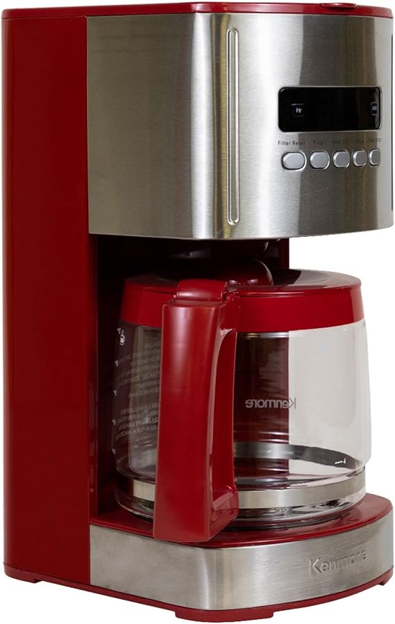 Kenmore Red 12 Cup Programmable Coffee Maker by Kenmore