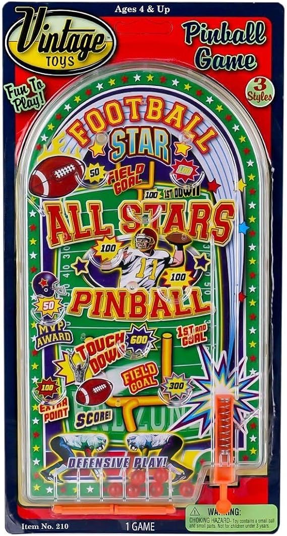 Vitrin Dolusu 0210 Vintage Pinball Game -Sunman