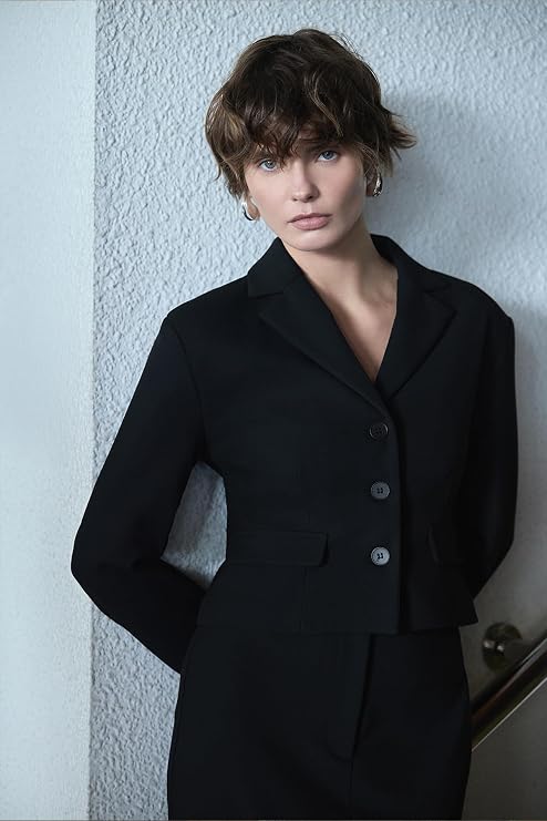 Crop Blazer Ceket