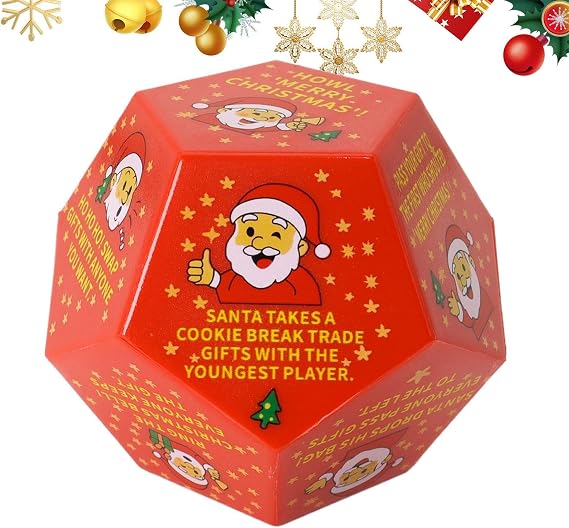 Christmas Exchange Dice Game Hilarious Interactive Toys Role Playing Santa