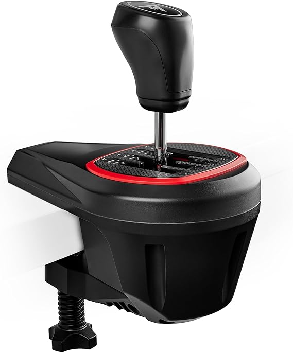 国内正規品Thrustmaster スラストマスター シフター TH8S グランツーリスモ7 PS5 PS4 PC Xbox T300 T598 T-GT II 対応 ハンコン レーシングゲーム 8速 金属製シフトレバー フォースフィードバックシステム 国内正規品1年間メーカー保証