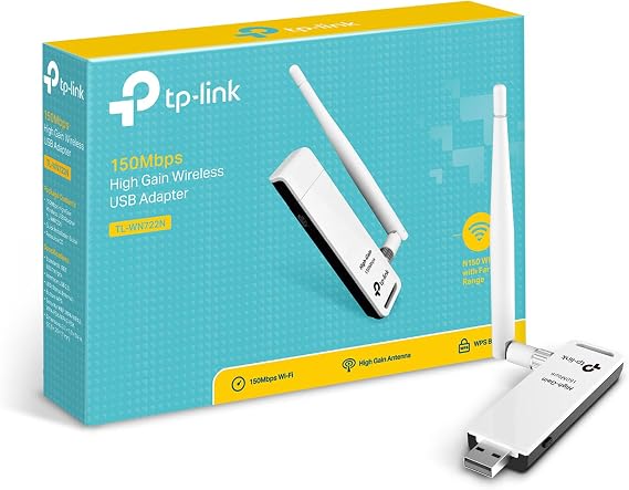 TP-LINK TL-WN722N 150Mbps High Gain Wireless USB Adapter Version 2.0