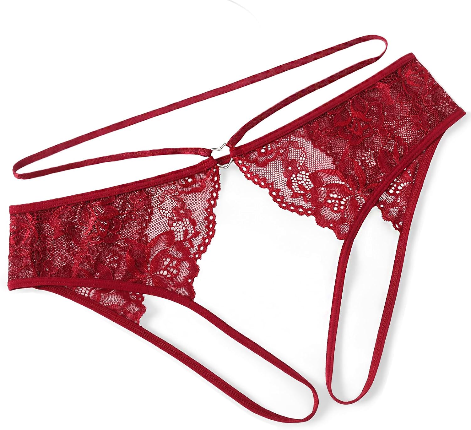 Avidlove レース Tバック 女性用 ストラップ チーキー 下着 フローラル レース パンティー ホロー アウト Gストリング