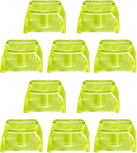 XDA Profile Blank Keycaps Thick PC 1.7mm for 10PCS Keys Mechanical Keyboard Keycap Replaces Backlit Keycap Set 10PCS Keyboard Keycap