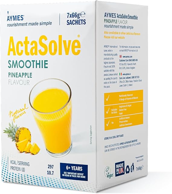 AYMES ActaSolve Smoothie - Pineapple - 7 Servings