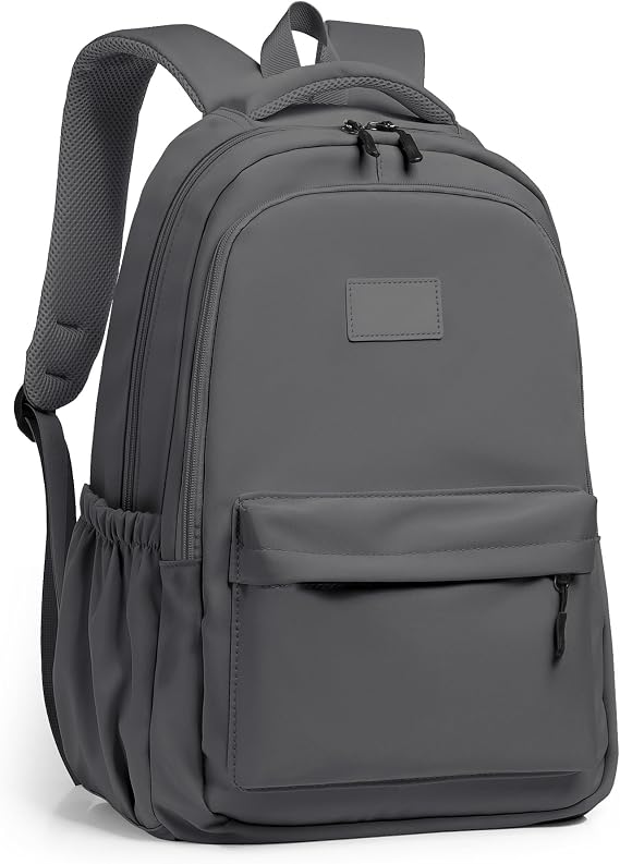 Travel Backpack Womens, Lightweight 14 Inch Laptop Rucksack Bag for Men, Splash-proof & Casual Daypacks for School College Work (Grey)