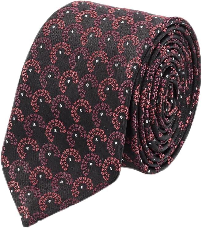 Süvari Bordo Baskılı Kravat, Standart