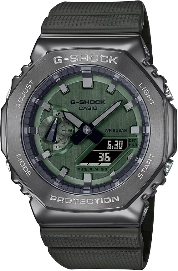Casio GM-2100B-3ADR Kol Saati, G-Shock, Analog/Digital, Siyah, Erkek