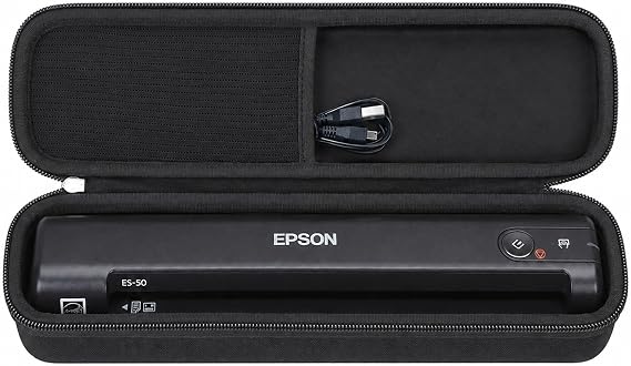 Epson Workforce ES-50 ES-60W ドキュメントスキャナー用ケースケースのみ