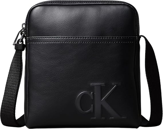 Calvin Klein BOLD CK REPORTER Erkek Çapraz Askılı Çanta Black OS