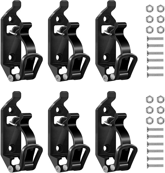 Car Shovel Holder, 6PCS Shovel Holder For Roof Rack Wall Shelf Car Transporting Storage Shelf Roof Rack Shovel Adjustable Metal Holder Car Roof Box Rack Accessories For Truck Boat Tool