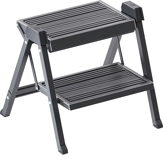 Hailo Stepfix 2 Basamaklı Merdiven Antrasit Tek Ebat Hl 4410-001