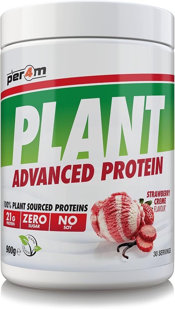 Per4m Advanced Plant Protein Shake Powder Matrix | 66 Servings of 100% Plant Sourced Protein Shake | Free from Soy, Dairy, Gluten and Lactose | Sugar