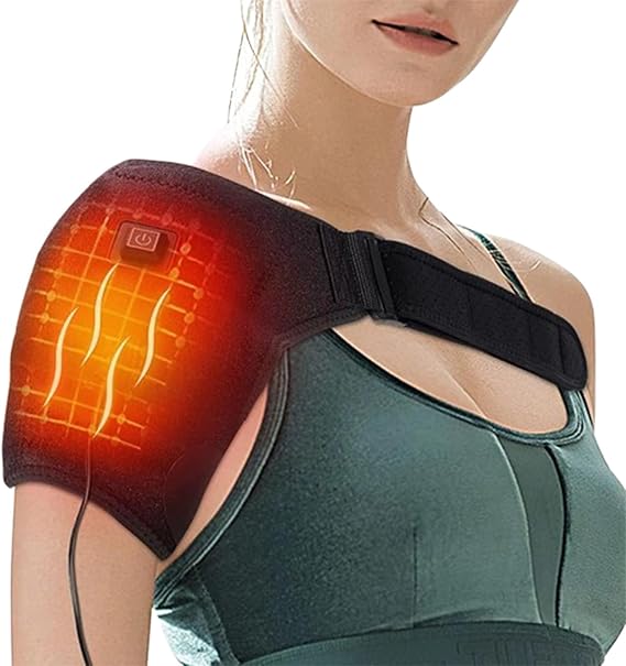 Shoulder Brace with Heat Brace Heating Pad