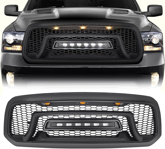 Front Grille for 2013-2018 Dodge Ram 1500 and 2019-2023 Ram 1500 Classic
