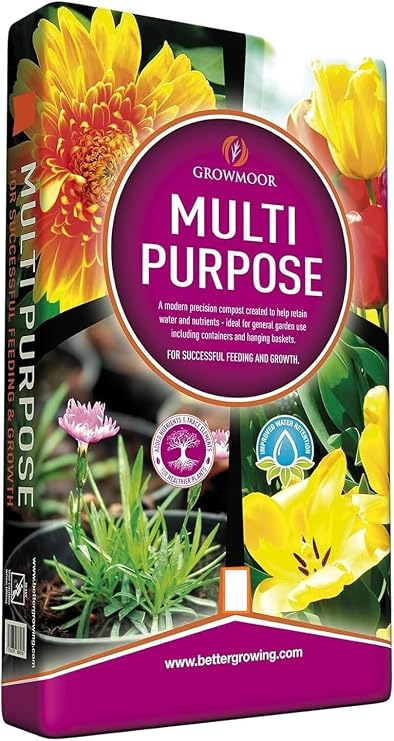 5L Multi Purpose Compost, Multi-Purpose Fertilisers, Gardening Soils for Outdoor and Indoor Planting, Small to Large Plants