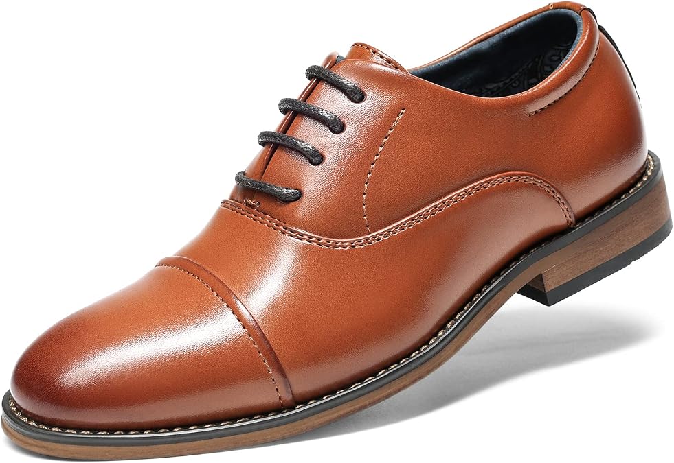 Bruno Marc Boys' Lace-up Shoes Suit Shoes