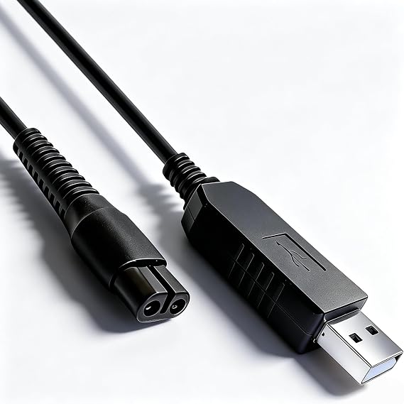 4.3V Charger Cable Fit for Philips One Blade Old Model A00390 QP2520 QP2521 QP2522 QP2515 MG5700 MG3740 MG3720 QG3330 Electric Shaver Beard Trimmer Charging Cord