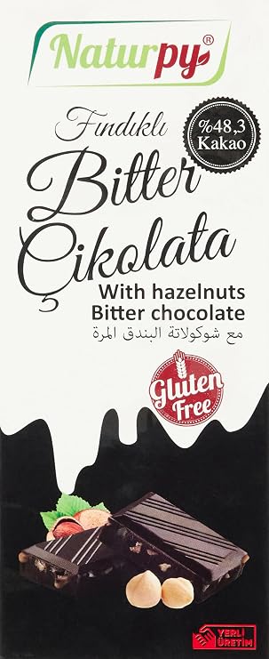 Naturpy Gluten-Free Hazelnut Dark Chocolate 100 g