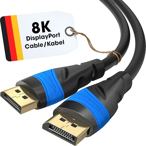 KabelDirekt – 8K DisplayPort Kablo – 2,9m