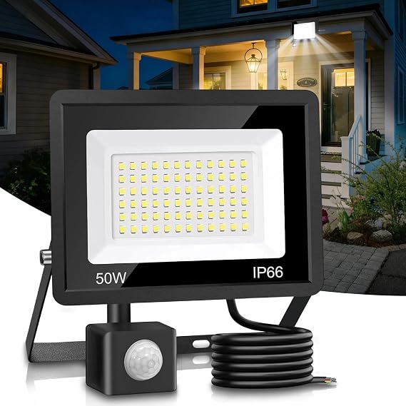 50W Security Light Outdoor with Motion Sensor [Energy Class F]