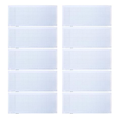 10Pcs Knitting Machine Punch Card, Blank 24 Stitch Template for KH821 KH831 KH851 KH860 KHJ880 KH868 KH871 KH881 KH892 KH893 KH894 KH260, Compatible with Multiple Knitting Machine