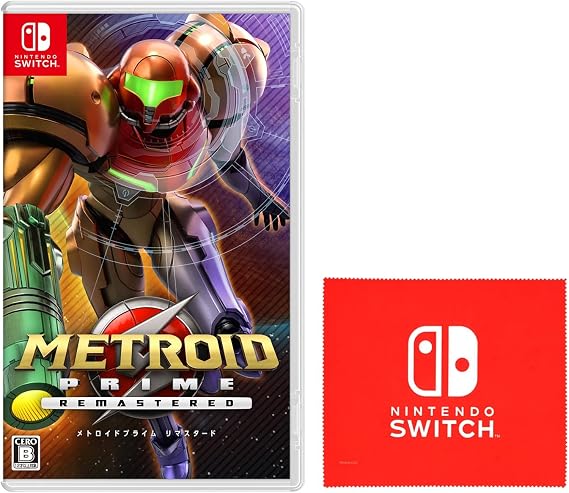 メトロイドプライム リマスタード -Switch Nintendo Switch ロゴデザイン マイクロファイバークロス 同梱