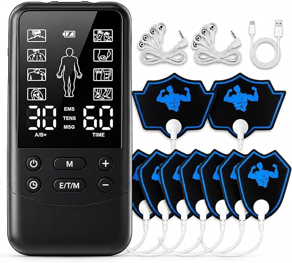 TENS Machine for Pain Relief | TENS & EMS Muscle Stimulator