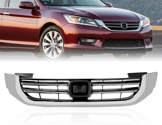 Front Chrome Bumper Grille For Honda Accord 4 Door Sedan Grill 2013 2014 2015