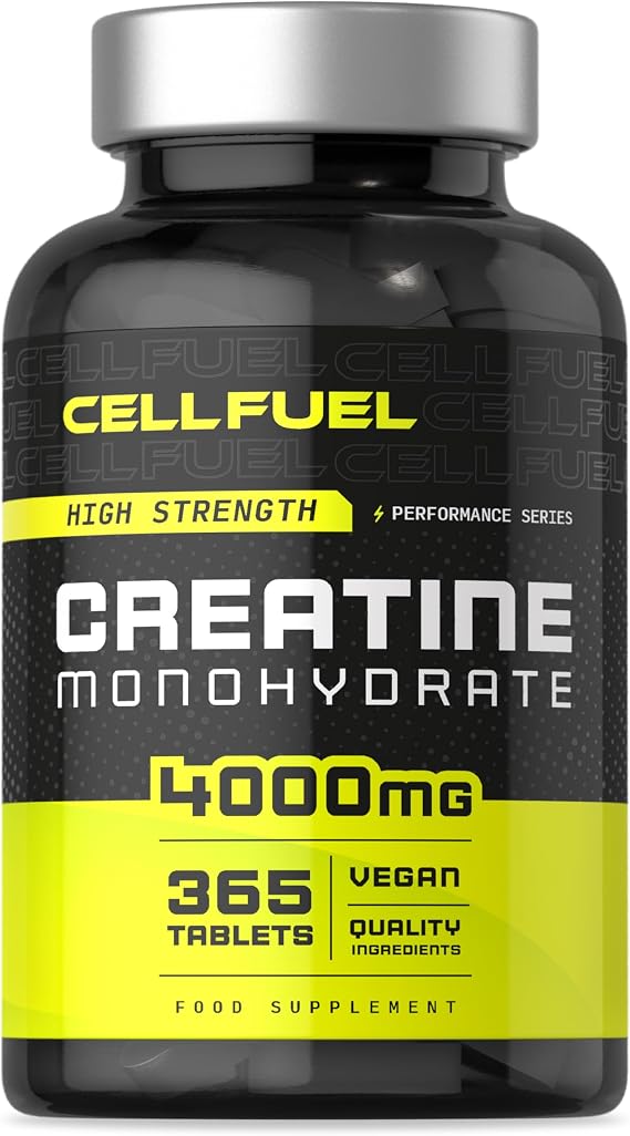 Creatine Monohydrate Tablets 4000mg - 365 Vegan Pills