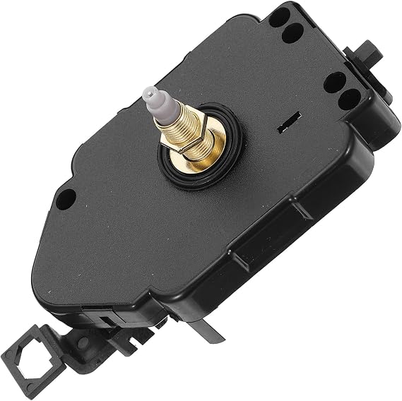 Silent Quartz Black Pendulum Clock Mechanism 23.5mm Long Shaft