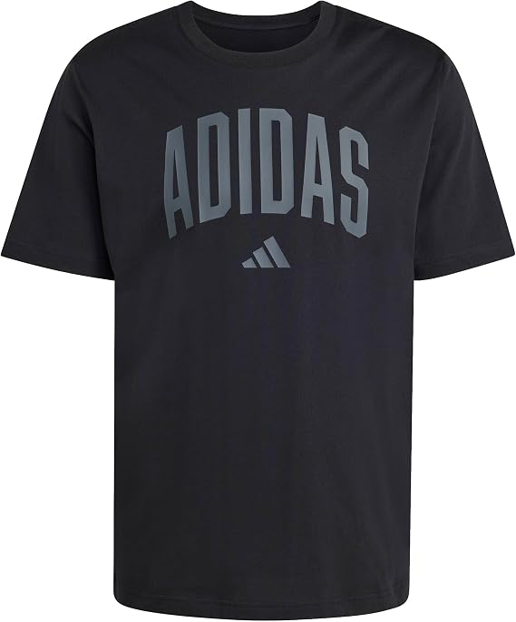 adidas Men's Collegiate Lineage Graphic T-Shirt, Black, M