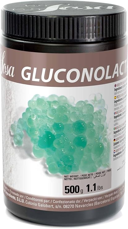 SOSA Gluconolactate – Culinary Technical Ingredients for Spherification – Format 500g – Professional Use
