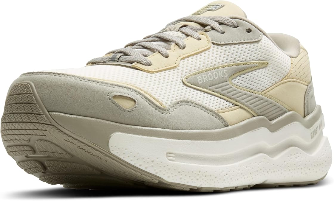 Brooks メンズ Ghost Max スエード/レザー ニュートラル ランニング&ウォーキングシューズ