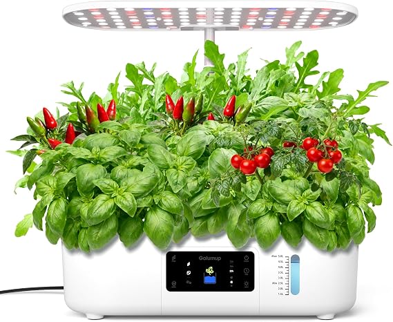 Hydroponic Growing System, Indoor Growing Kit, 13 Pods