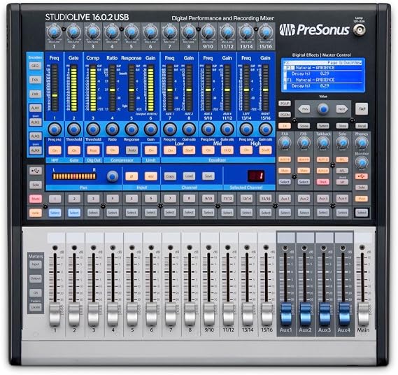 PreSonus StudioLive 16.0.2 USB 16x2 Performans ve Kayıt Dijital Mikser
