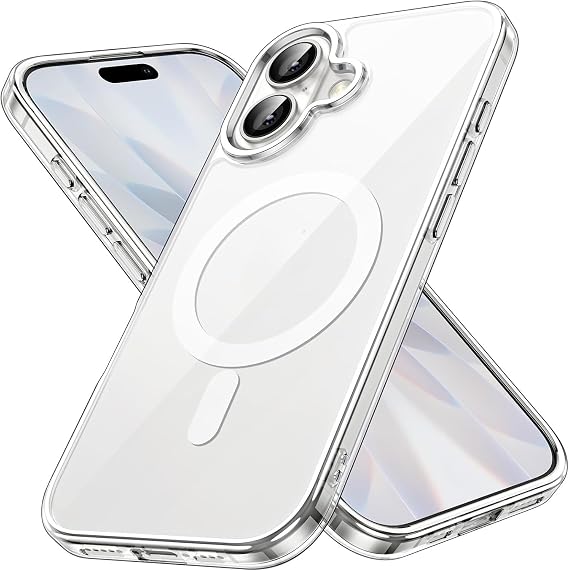 MADNOVA Phone Case Compatible with Apple iPhone 17 Phone Case Compatible with Magsafe with Transparent Camera Protection